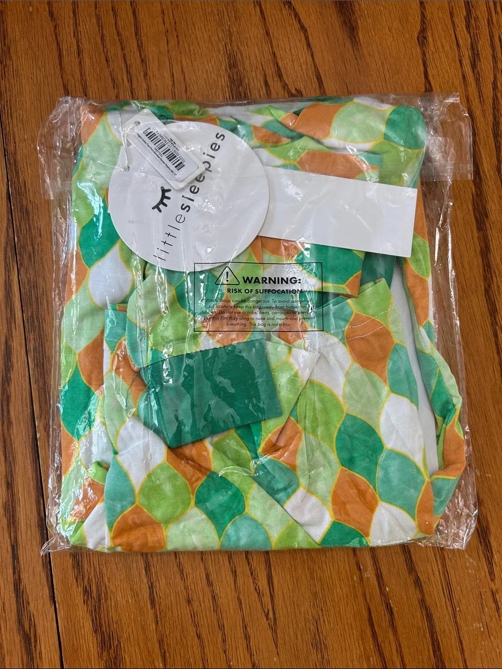 Little Sleepies Dragon Scales Two Piece Pajama Set - NEW - 4T